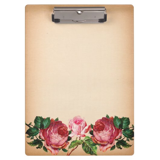 アンティークビクトリアンフローラフローリスト事業 クリップボード (正面)