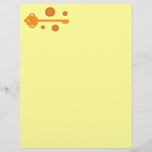 アンティークビクトリアンブラス鍵 (正面)