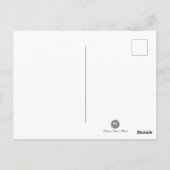 アンティークビクトリアンブラック&ホワイトスピリット写真 ポストカード (裏面)