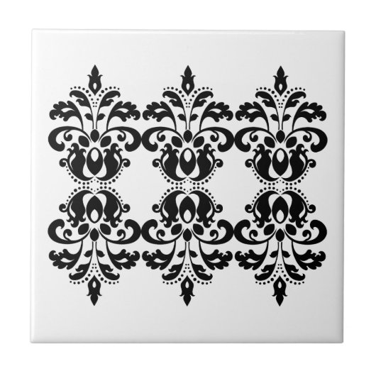 アンティークビクトリアンロリータパターン タイル (正面)