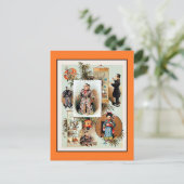 アンティークビクトリアン19世紀の人形中国の体 ポストカード (スタンド正面)