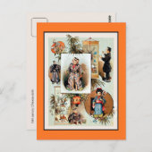 アンティークビクトリアン19世紀の人形中国の体 ポストカード (正面/裏面)