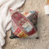 アンティークビクトリアン – エラ熱狂するキルトスクエア クッション (ブランケット)