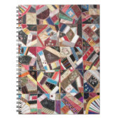 アンティークビクトリアン – エラ熱狂するキルト ノートブック (正面)