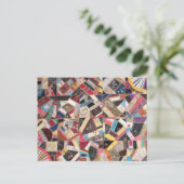 アンティークビクトリアン – エラ熱狂するキルト ポストカード (スタンド正面)