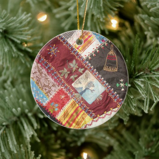 アンティークビクトリアン – エラ熱狂するー セラミックオーナメント (ツリー)