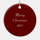 アンティークビクトリアン – エラ熱狂するー セラミックオーナメント (裏面)