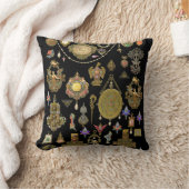 アンティークビクトリアン、新しい、デコジュエリー クッション (ブランケット)