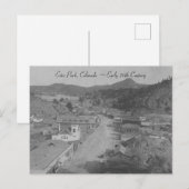 アンティークビューエステスパークコロラドCOステートタウンPC シーズンポストカード (正面/裏面)