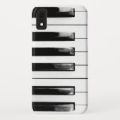 アンティークピアノ鍵キーボード Case-Mate iPhoneケース (裏面)
