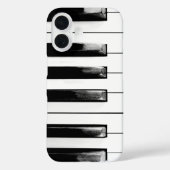 アンティークピアノ鍵キーボード Case-Mate iPhoneケース (裏面)