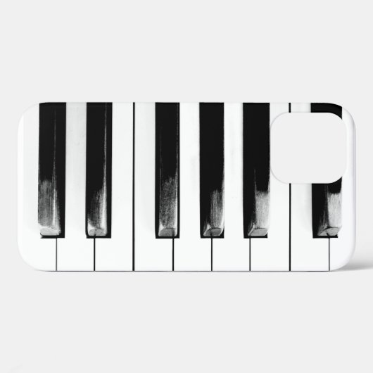 アンティークピアノ鍵 Case-Mate iPhoneケース (裏面 (横))