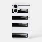 アンティークピアノ鍵 iPhone 16ケース (裏面)