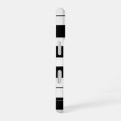 アンティークピアノ鍵 iPhone 16ケース (右側面)