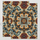 アンティークピクニックマット 招待状 (正面/裏面)