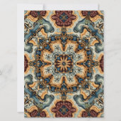 アンティークピクニックマット 招待状 (裏面)