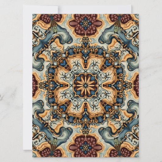 アンティークピクニックマット 招待状 (正面)