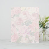 アンティークピンクガーデンバラクラフト文房具紙 (スタンド正面)