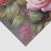 アンティークピンクローズ 薄葉紙 (詳細)