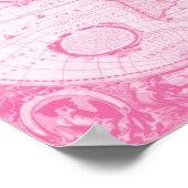 アンティークピンクワールド ポスター (角)