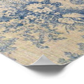 アンティークピーコックトワール ポスター (角)