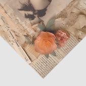 アンティークピーチエフェラビクトリアンブロッサムデクページ 薄葉紙 (詳細)