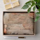 アンティークピーチエフェラビクトリアンブロッサムデクページ 薄葉紙 (ギフト)