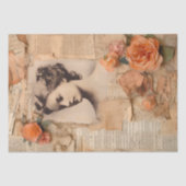 アンティークピーチエフェラビクトリアンブロッサムデクページ 薄葉紙 (正面)