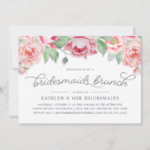 アンティークピーニブリデスメイドブルンチ招待状 招待状 (正面)