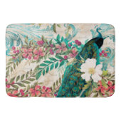 アンティークピ図解入りの、写真付きのーコック&フラワーグランジズ バスマット (正面)