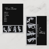 アンティークファッションモノグラム 名刺 (正面/裏面)