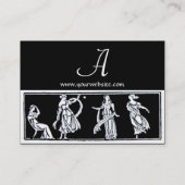 アンティークファッションモノグラム 名刺 (裏面)