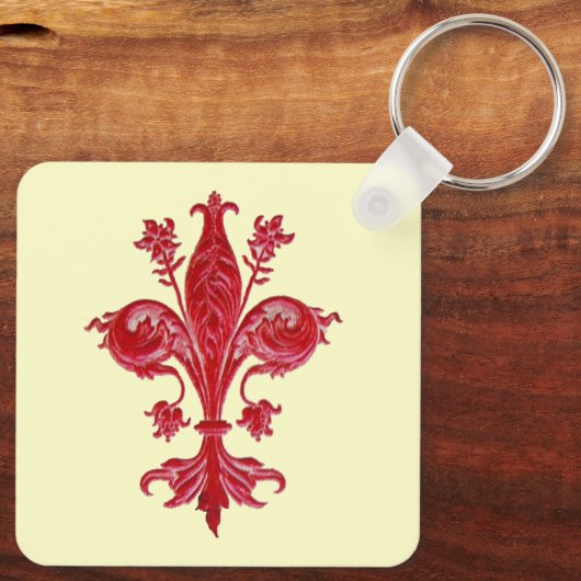 アンティークフィレンチンフルーアデリス,クリーム キーホルダー (裏面)