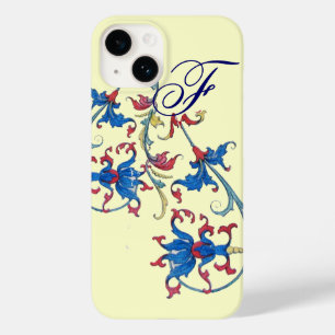 アンティークフィレンチンフローラモチフズモノグラム、クリーム Case-Mate iPhone 14ケース