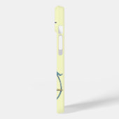 アンティークフィレンチンフローラモチフズモノグラム、クリーム Case-Mate iPhoneケース (裏面 / 左)