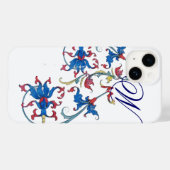 アンティークフィレンチンフローラモチフモノグラム Case-Mate iPhoneケース (裏面 (横))