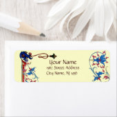 アンティークフィレンチンフローラモチーフ ラベル (インサイチュ)