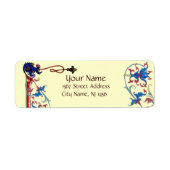 アンティークフィレンチンフローラモチーフ ラベル (正面)