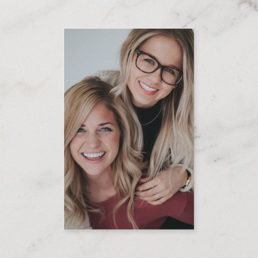 アンティークフェイク金ゴールドシザーシザー2スタイリスト 名刺 (裏面)