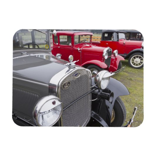 アンティークフォード自動車 マグネット (横)