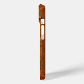 アンティークフクロウ銀赤色ワックスシール剤 Case-Mate iPhoneケース (裏面 / 左)