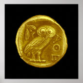 アンティークフクロウ ポスター (正面)