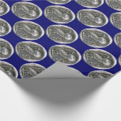 アンティークフクロウ ラッピングペーパー (角)