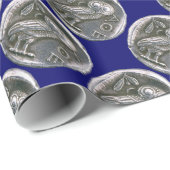 アンティークフクロウ ラッピングペーパー (ロールコーナー)