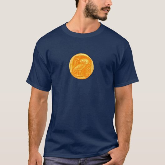 アンティークフクロウ Tシャツ (正面)