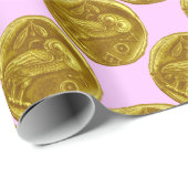 アンティークフクロムパープル ラッピングペーパー (ロールコーナー)