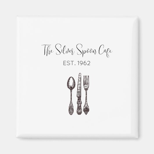 アンティークフラットウェアフードビジネスアーティザングルメ マグネット (正面)