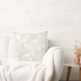 アンティークフラワーズクリームホワイト クッション