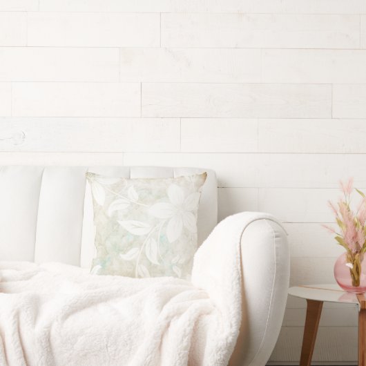 アンティークフラワーズクリームホワイト クッション (ソファ)