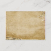 アンティークフラワーズテーブル座席表 プレイスカード (裏面)